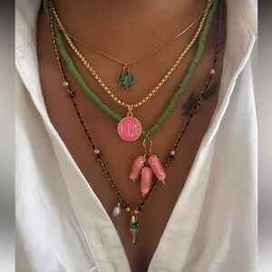 Layered Pendant Necklace M733